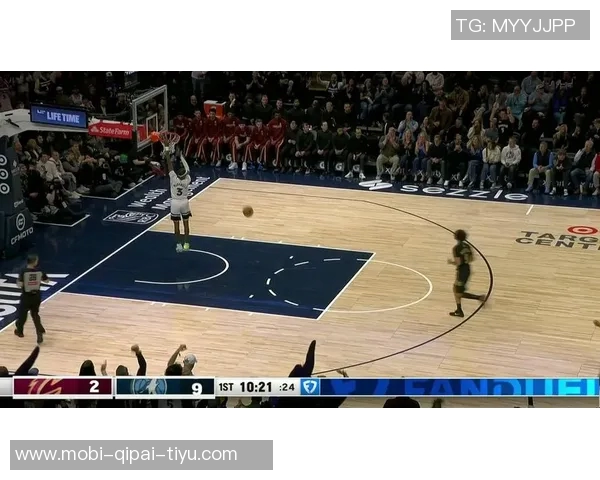 骑士与森林狼上半场精彩对决九名球员齐发力共同争辉